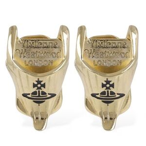 Vivienne Westwood Goldtone Corset Earrings